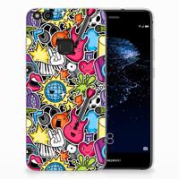 Huawei P10 Lite Silicone Back Cover Punk Rock - thumbnail