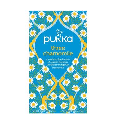 Pukka Three chamomile bio 20 Zakjes