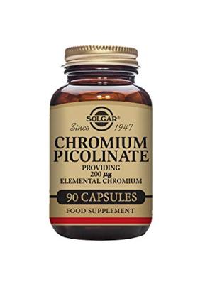 Solgar Chromium (Chroom) Picolinate 200 mcg Capsules Solgar Chromium (Chroom) Picolinate 200 mcg Capsules