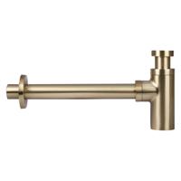 Differnz Differnz design sifon met muurbuis - mat goud - thumbnail