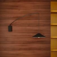 Kave Home Wandlamp 'Kally' kleur Zwart - thumbnail