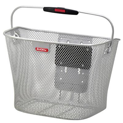 RIXEN & KAUL fietsmand, voorop "oval plus" fr.basket r&k oval plus silver - thumbnail