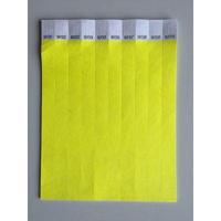 Toegangsbandjes kleur geel 100 stuks - thumbnail