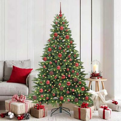 Kunstkerstboom met 300 LED met standaard Groen 180 cm PE en PVC