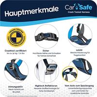 Hondentuigje Company of Animals Carsafe Crash Tested Blauw 34 cm Voor op reis XS - thumbnail