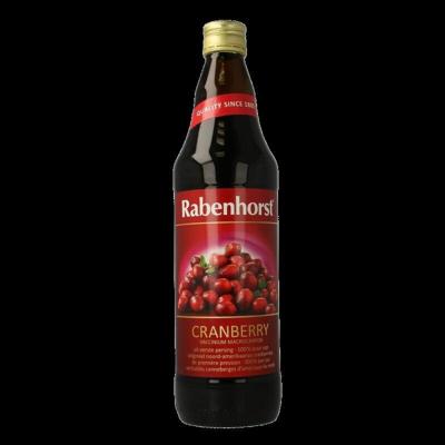 Rabenhorst Cranberrysap puur bio 750 Milliliter