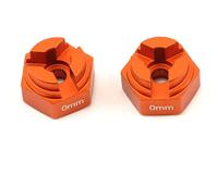 Aluminum hex hub (0mm offset/orange) - thumbnail
