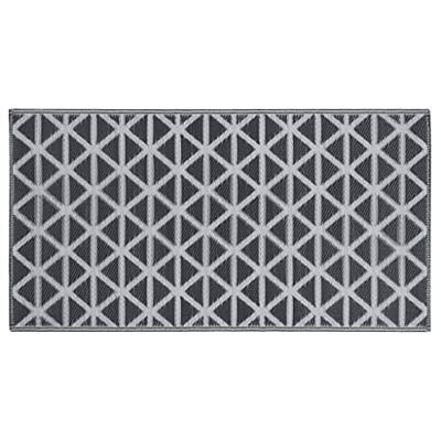 VidaXL Buitenkleed arakil 120x180 cm pp zwart