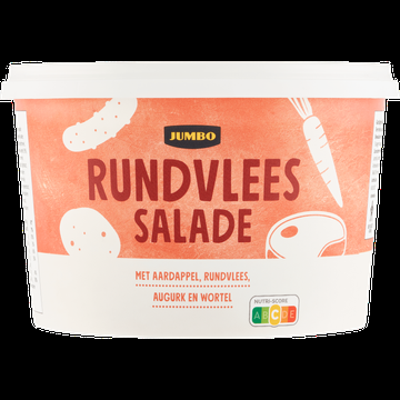 Jumbo Rundvleessalade met Aardappel, Rundvlees, Augurk en Wortel 1kg Jumbo Rundvleessalade met Aardappel, Rundvlees, Augurk en Wortel 1kg