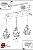 Eglo HanglampCarlton 1 zwart met roodkoper - 49991 - thumbnail