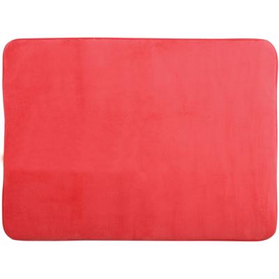 MSV Badkamerkleedje|badmat voor op de vloer - rood - 50 x 70 cm