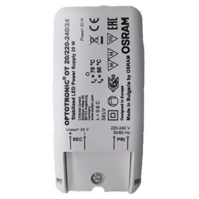 OSRAM OT 20/220-240/24 VS20 LED-transformator Constante spanning 20 W 0.02 - 0.83 A 24 V/DC 1 stuk(s) OSRAM OT 20/220-240/24 VS20 LED-transformator Constante spanning 20 W 0.02 - 0.83 A 24 V/DC 1 stuk(s)