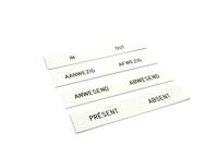 Infobord legamaster aan/afwezig 54 x 28 cm 20 posities - thumbnail