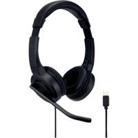 Kensington Over Ear headset Kabel Zwart Noise Cancelling Headset Computer - thumbnail