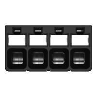 WAGO 2086-1124/300-000 Printklem 1.50 mm² Aantal polen 4 Zwart 1 stuk(s) - thumbnail
