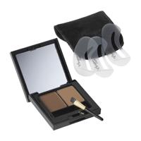 Christian Faye Eyebrow make up duo medium brown (1 st) - thumbnail