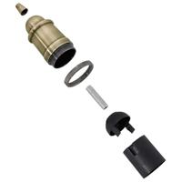 Lamphouders 2 st brons E27 - thumbnail