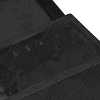 VidaXL Opbergbox 50x15x20,5 cm aluminium zwart - thumbnail