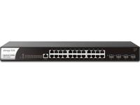 Draytek VigorSwitch G2280x Managed Gigabit Ethernet (10/100/1000) 1U Zwart, Staal - thumbnail
