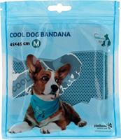 CoolPets cooling bandana hond M - Nekomtrek 38 tot 46 cm - Verkoelende bandana hondenhalsband - Verkoeling hond - 70 x 45 x 45 cm - Blauw - thumbnail