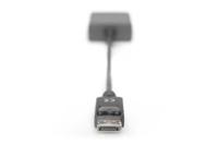 Digitus DB-340409-001-S DVI / DisplayPort Adapter [1x DisplayPort stekker - 1x DVI-bus 24+5-polig] Zwart Rond, Afgeschermd (dubbel), Afsluitbaar 15.00 cm - thumbnail