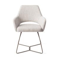 Jesper Home Eetkamerstoel 'Yanai' Beehive Rose Gold, kleur Pigeon - thumbnail