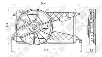 Koelventilator 47291