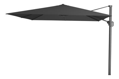 Platinum | Zweefparasol Challenger T¹ Premium 300 x 300 cm | Faded Black