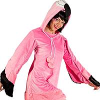 Flamingo Jurk Met Capuchon - thumbnail