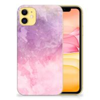 Smartphone hoesje Apple iPhone 11 Pink Purple Paint - thumbnail