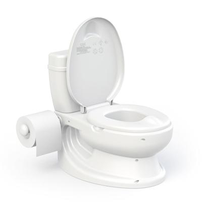 Dolu Educatief Kinder Toilet met Geluid Wit Dolu Educatief Kinder Toilet met Geluid Wit