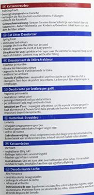 Trixie simple&apos;n&apos;nclean geurverdrijver kattenbak lentefris - thumbnail
