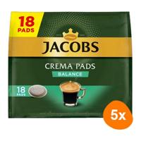 Jacobs - Crema Balance - 5x 18 pads - thumbnail
