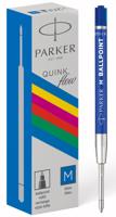 Parker ECO balpen navulling, medium, blauw, 20 stuks - thumbnail
