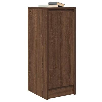Dressoir 29,5x34x76 cm bewerkt hout bruin eikenkleurig Dressoir 29,5x34x76 cm bewerkt hout bruin eikenkleurig