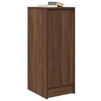 Dressoir 29,5x34x76 cm bewerkt hout bruin eikenkleurig - thumbnail