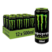 Monster energy zero sugar blik (12x 500ml) - thumbnail