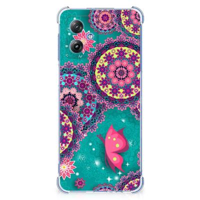 Motorola Moto G54 Back Cover Cirkels en Vlinders Motorola Moto G54 Back Cover Cirkels en Vlinders