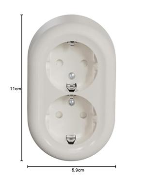 ELSO dubbele stekkerdoos RENOVA wit 16A 1 stuk(s) ELSO dubbele stekkerdoos RENOVA wit 16A 1 stuk(s)