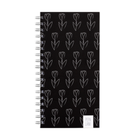 Pepa Lani To Do Boek Black & White Small Tulip - thumbnail
