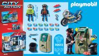 Playmobil 70572 City Action Politiemotor Achtervolging van de Geldrover - thumbnail
