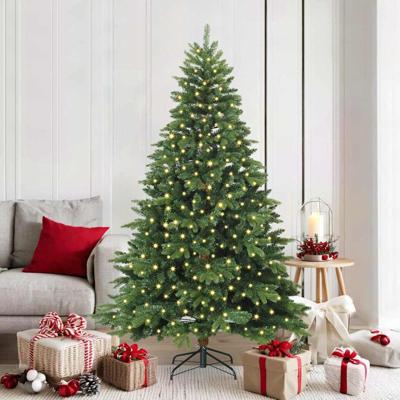 Kunstkerstboom met 300 LED met standaard Groen 180 cm PE en PVC