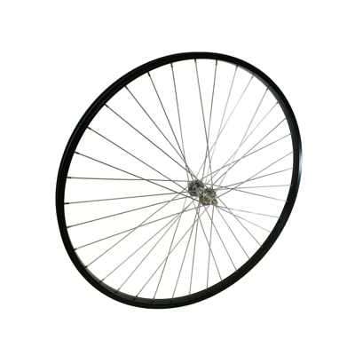 Hi-point voorwiel 28 x 1 5/8 x 1 3/8 aluminium 36g zwart