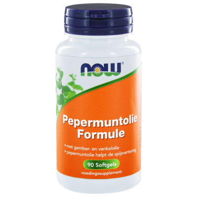 NOW Pepermuntolie Formule Softgels