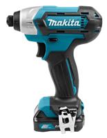 Makita TD110DSAJ 10,8 V Slagschroevendraaier 2,0 Ah accu (2 st), lader, koffer - TD110DSAJ - thumbnail