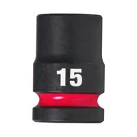 Milwaukee Accessoires SHOCKWAVE Krachtdop 1/2" kort 15 mm | 1 stuk - 4932480309 - thumbnail