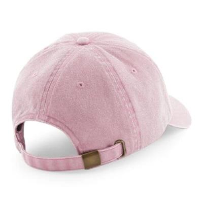 Beechfield CB655 Low Profile Vintage Cap - Vintage Dusky Pink - One Size