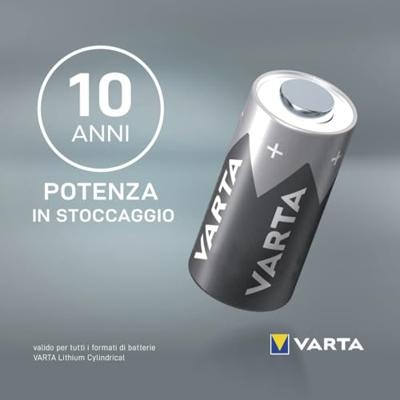 Varta LITHIUM Cylindr. CR2 Blli10 10 stuk(s) Fotobatterij CR2 Lithium 880 mAh 3 V Varta LITHIUM Cylindr. CR2 Blli10 10 stuk(s) Fotobatterij CR2 Lithium 880 mAh 3 V