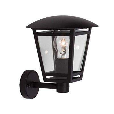 Brilliant Zwarte wandlampRiley Up 24cm - 42381/06