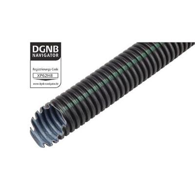 Fränkische Rohrwerke 26212025 FBY-EL-F co2ntrol 25 Beschermslang (ribbelslang) Zwart 18.39999999 mm 50 m